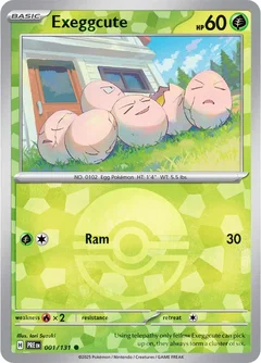Exeggcute Poke ball Holo 1